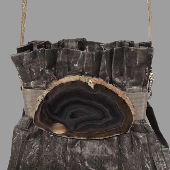 Bo’s Art Los Angeles, The Opera Collection, Stainless Steel Mesh Shoulder Bag - Picture 3 of 11